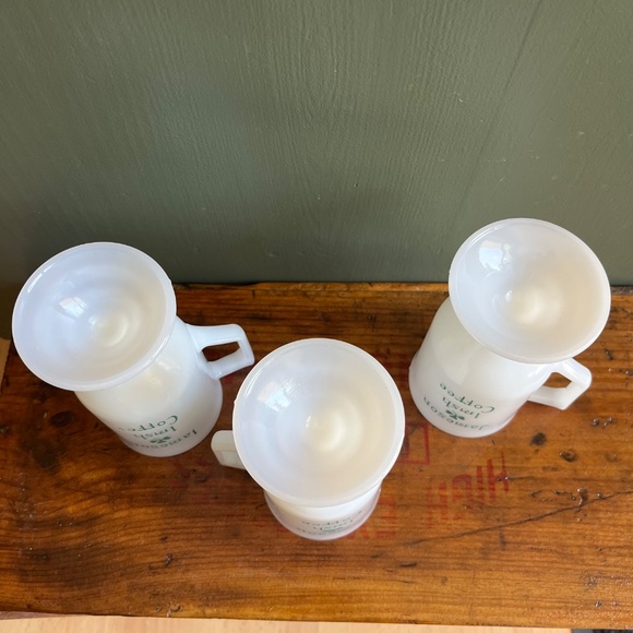Vintage Jameson Irish Coffee Milk Glass Mugs - Picture 6 of 8